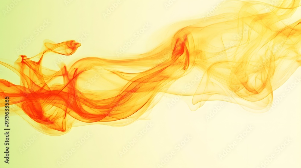 Orange Smoke on Green Background, Abstract Image, Texture, Pattern Background, Wallpaper, Cover and Screen for Smartphone, PC, Laptop, 9:16 and 16:9 Format Orange Smoke on Green Background, Abstract Image, Texture, Pattern Background, Wallpaper, Cover and Screen for Smartphone, PC, Laptop, 9:16 and 16:9 Format