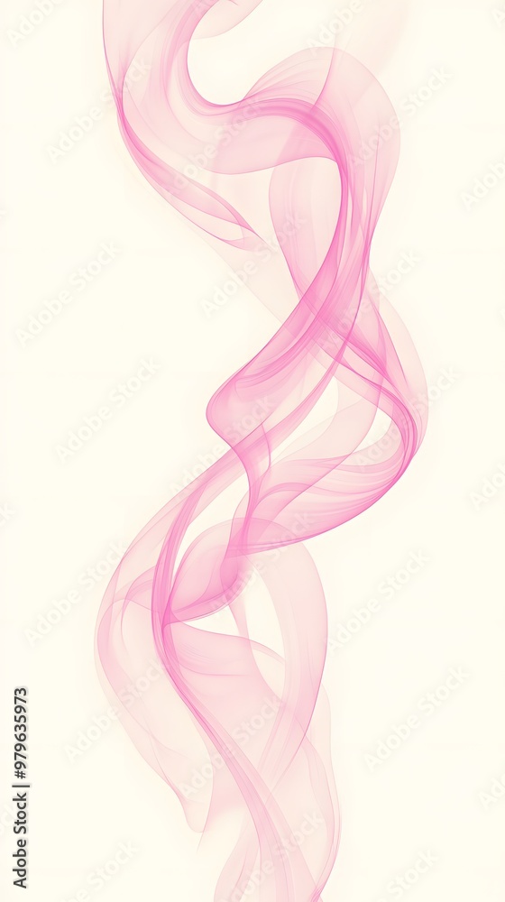 Pink Smoke on Green Background, Abstract Image, Texture, Pattern Background, Wallpaper, Cover and Screen for Smartphone, PC, Laptop, 9:16 and 16:9 Format