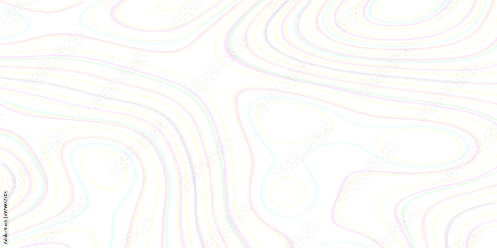 Abstract topographic Map on land vector terrain, Stylized map of the mountains of the earth with various geometric lines, Topographic map background concept geometric abstract background.