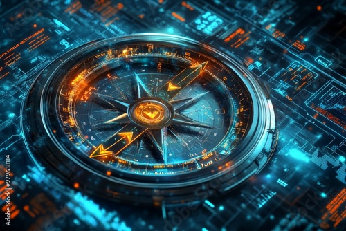 Wallpaper Mural The Data Driven Compass, Digital Marketing Strategies Torontodigital.ca