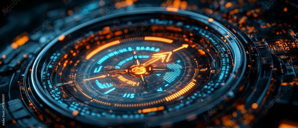 Obraz premium The Data Driven Compass, Digital Marketing Strategies