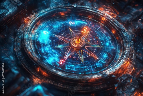 Wallpaper Mural The Data Driven Compass, Digital Marketing Strategies Torontodigital.ca