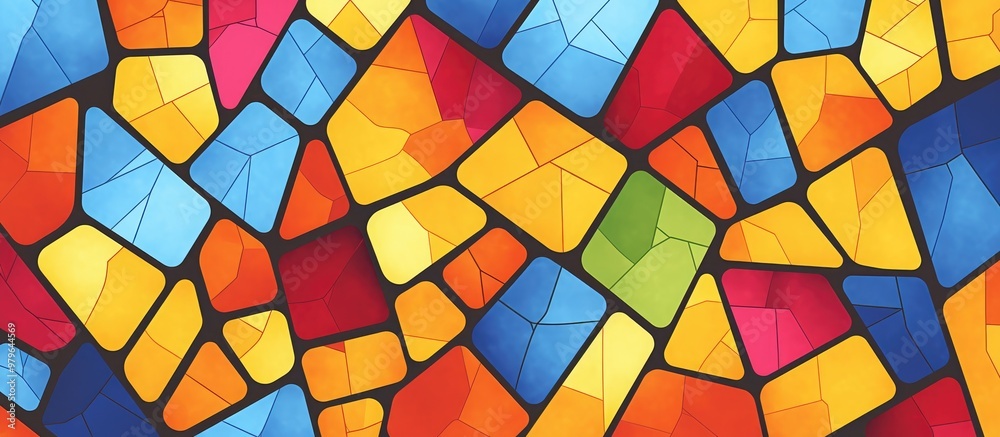 Geometric design artwork for glass partitions Decorative graphics for window applications Geometric design artwork for glass partitions Decorative graphics for window applications