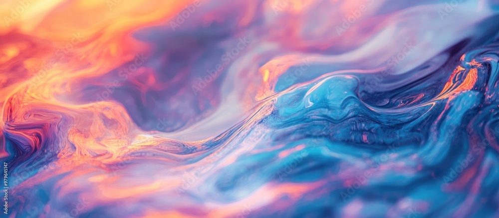 Surreal 2d illustration featuring a distorted surface with a glitch effect Liquid color backdrop creates a vibrant and captivating blurred background Surreal 2d illustration featuring a distorted surface with a glitch effect Liquid color backdrop creates a vibrant and captivating blurred background