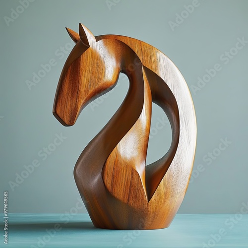 horse wood sculpture