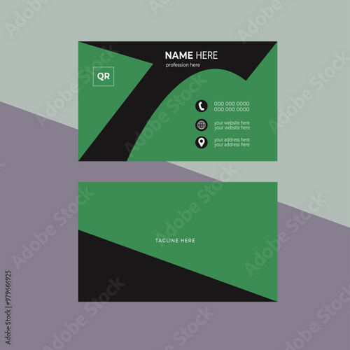 modern business card template photo