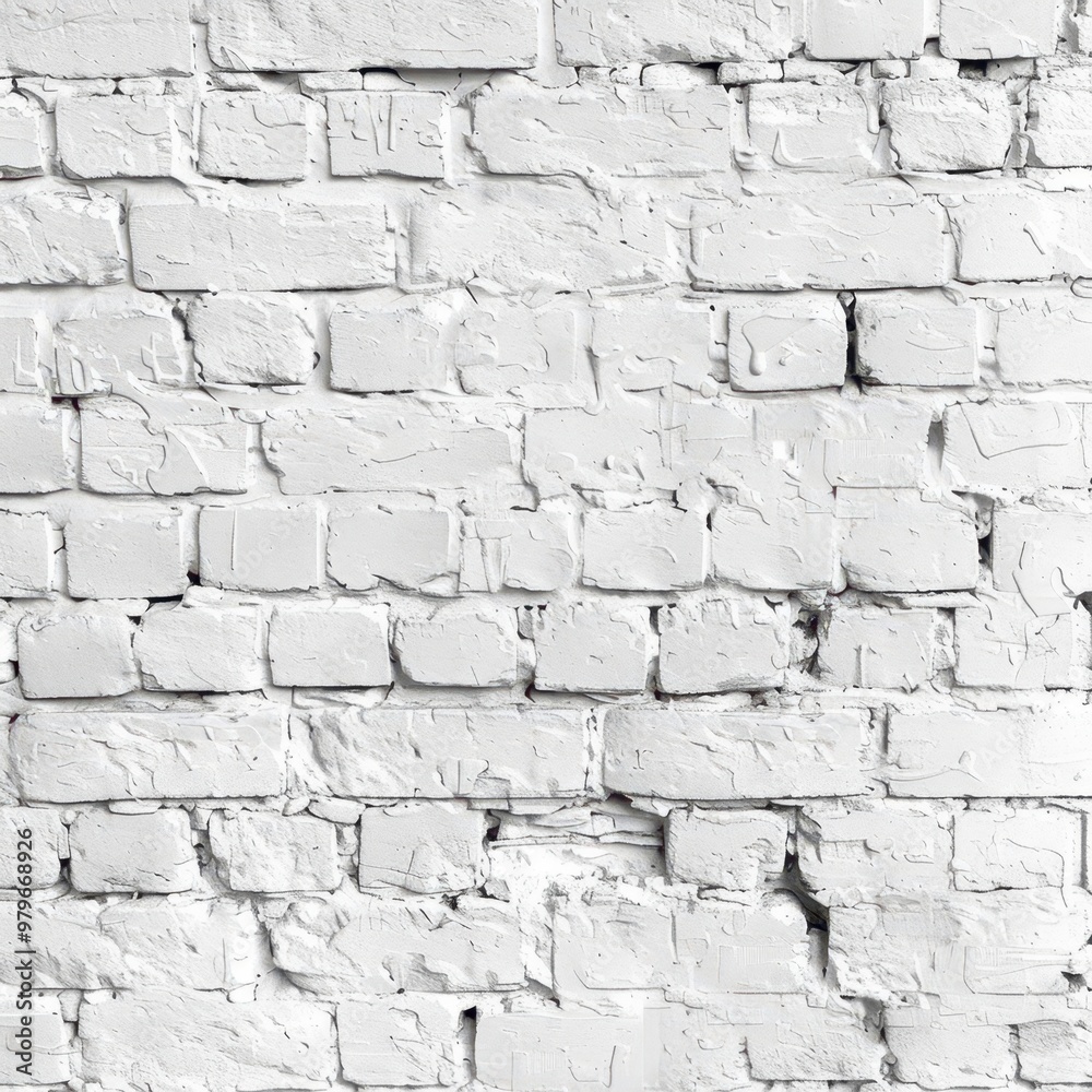 Fototapeta premium a black and white photo of a brick wall