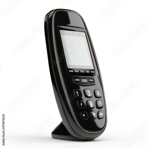 Cordless Telephone Isolated