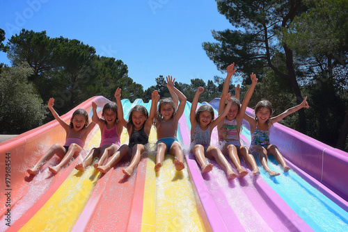 Water Slide Family