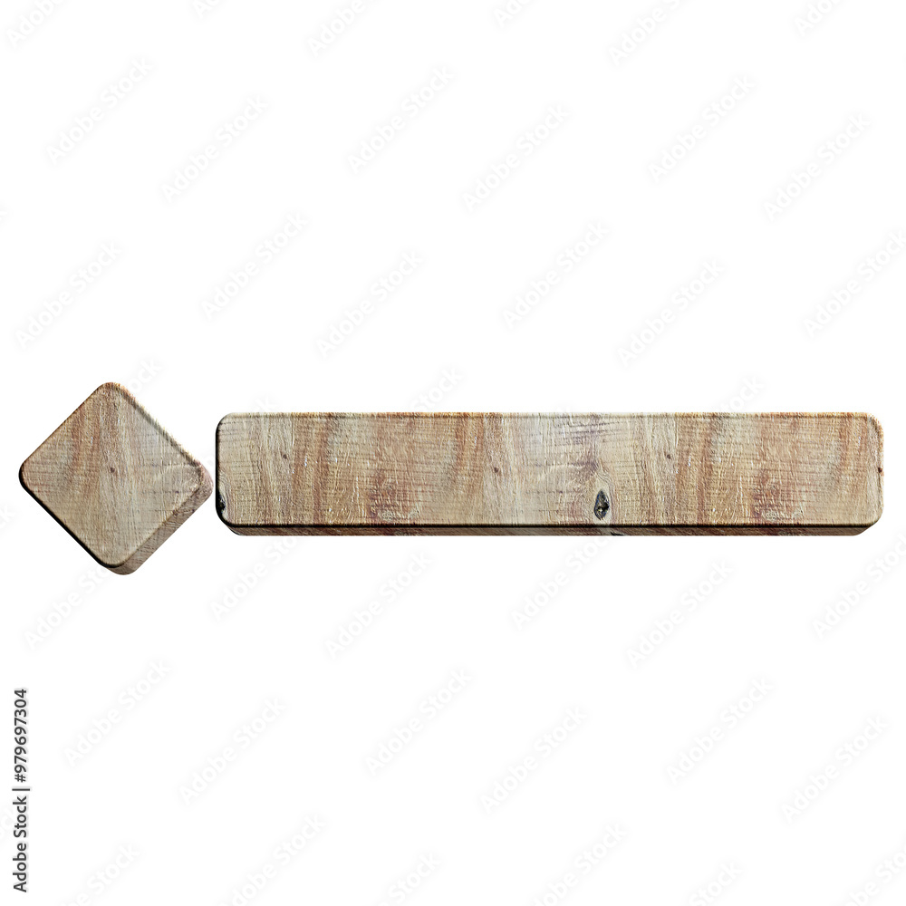 Wooden title frame lower third banner Wooden title frame lower third banner