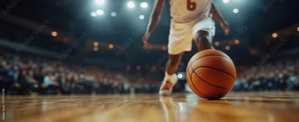 The Basketball in Action