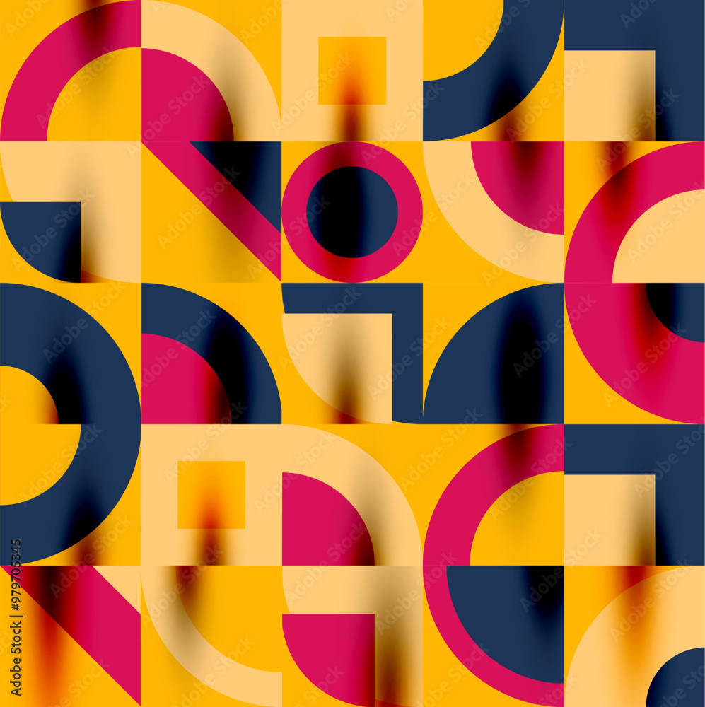 Neo memphis geometric pattern with circles, squares. Pop art abstract background for covers, banners, flyers and posters and other templates Neo memphis geometric pattern with circles, squares. Pop art abstract background for covers, banners, flyers and posters and other templates