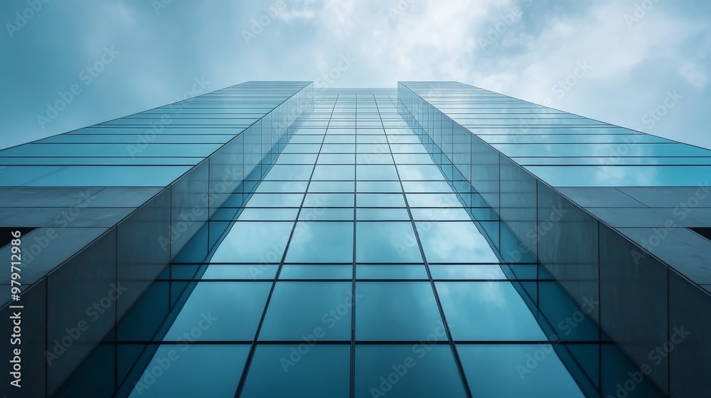 Modern Glass Facade Building Architecture Abstract Design Modern Glass Facade Building Architecture Abstract Design