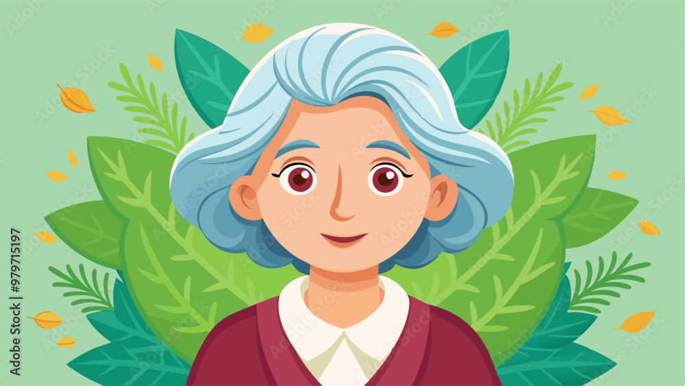 Cute Senior Woman Avatar Cute Senior Woman Avatar