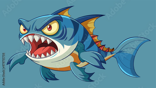 Angry Fish Character