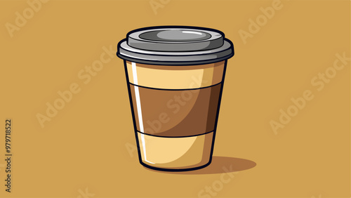 Blank Take Away Kraft Coffee Cup