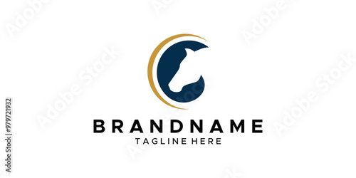 a graphic image with a horse theme, on a white background. vector graphic base.