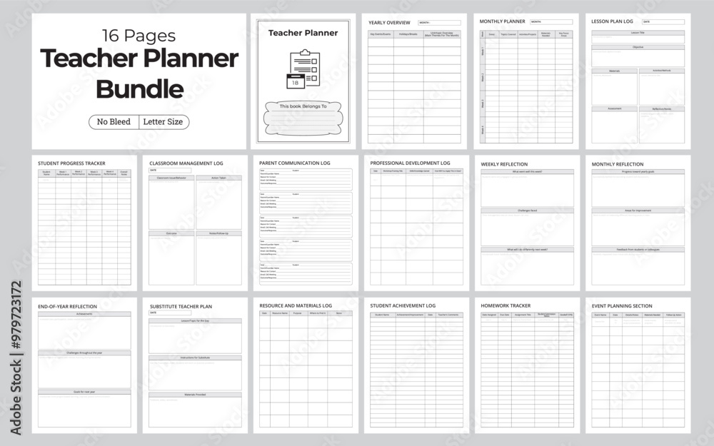 Creative Teacher Planner Designs, Stylish Teacher Planner Icons, Minimalist Planner Illustrations for Teachers Creative Teacher Planner Designs, Stylish Teacher Planner Icons, Minimalist Planner Illustrations for Teachers