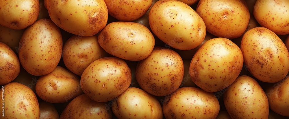 The Potatoes in Natural Scene The Potatoes in Natural Scene