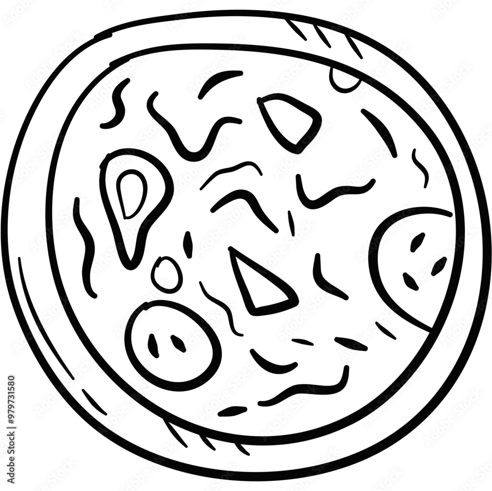 Hand drawn fast food Hand drawn fast food