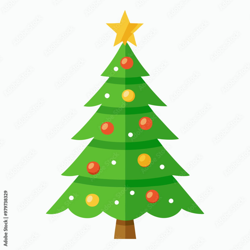Christmas tree vector illustration, Download a high-quality, cartoon clipart, and line art design. Perfect for festive projects, printable, and digital designs for the holiday season. Christmas tree vector illustration, Download a high-quality, cartoon clipart, and line art design. Perfect for festive projects, printable, and digital designs for the holiday season.