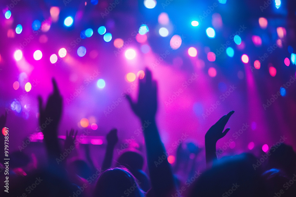 © Wendelin - New Year's Eve dance party, colorful disco lights, DJ booth in action, energetic crowd, festive atmosphere © Wendelin - New Year's Eve dance party, colorful disco lights, DJ booth in action, energetic crowd, festive atmosphere