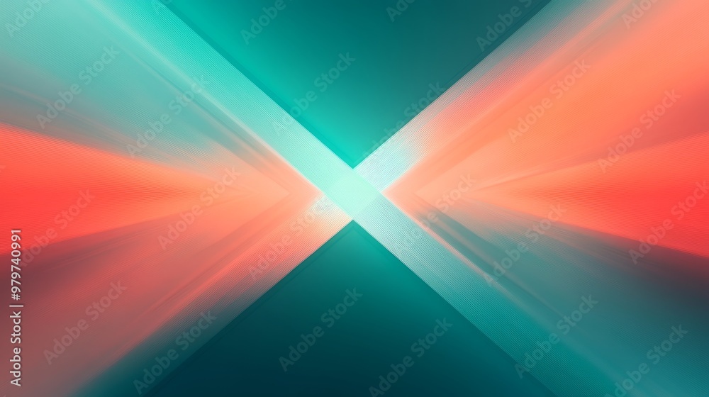 Abstract background with a bold X shape formed by overlapping vibrant gradients of teal, blue, and orange. The X shape creates a sense of movement and energy. Abstract background with a bold X shape formed by overlapping vibrant gradients of teal, blue, and orange. The X shape creates a sense of movement and energy.