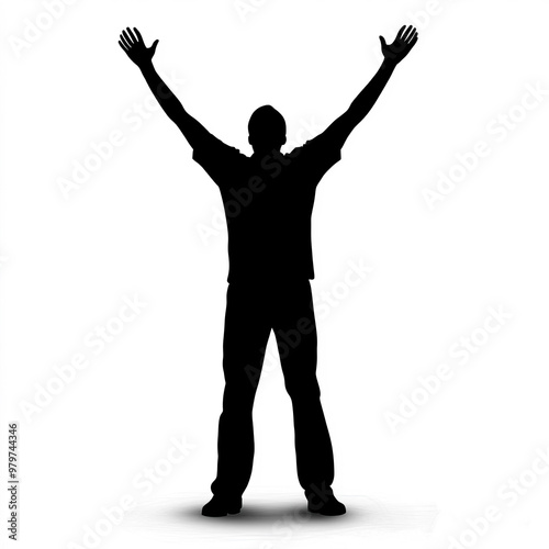 Praise Silhouette, Illustra...