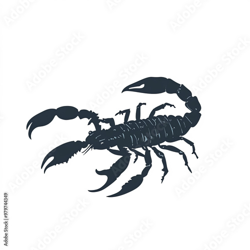 Scorpion Silhouette, Illust...