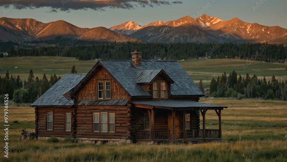 House in the countryside, Leadville, Colorado. House in the countryside, Leadville, Colorado.