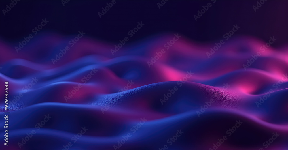 Obraz premium Generative AI A minimalist and simple wallpaper with cool wave lines and calming colors, Simply minimalist modern background, cool abstract wave lines neon color background, cool minimalism background