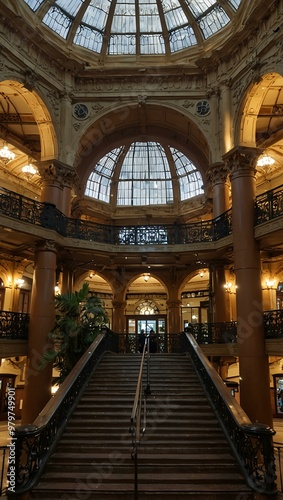 Interior of Queen Victoria Building in Sydney, NSW. photo