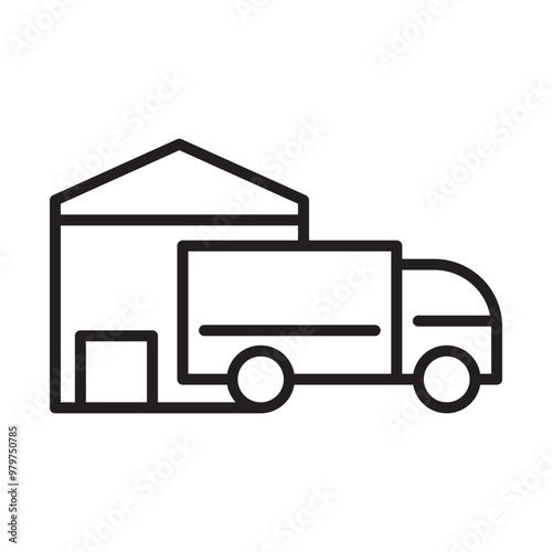 Warehouse Icon Deign