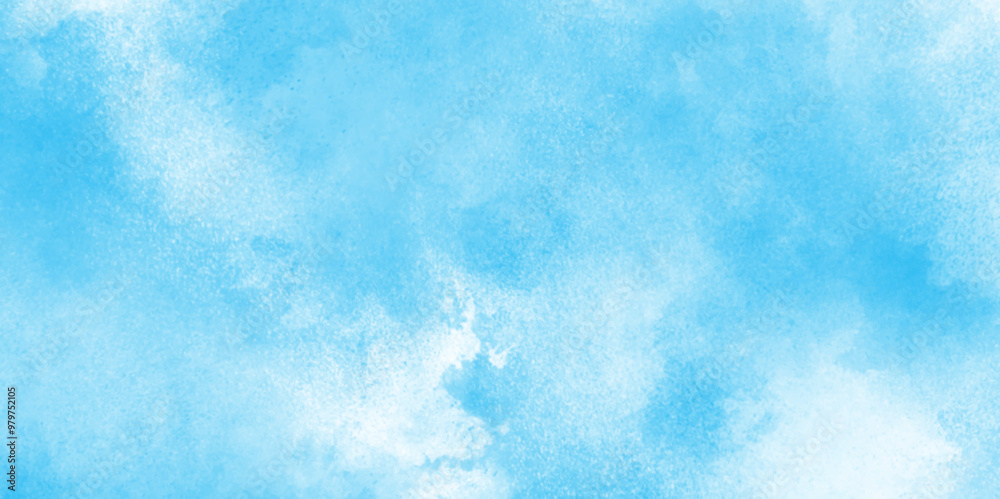 Abstract blue color clouds background, Vibrant clear blue sky with puffy and blurry natural clear clouds, watercolor background concept abstract cloudy sky, cloudy and grunge blue watercolor. Abstract blue color clouds background, Vibrant clear blue sky with puffy and blurry natural clear clouds, watercolor background concept abstract cloudy sky, cloudy and grunge blue watercolor.