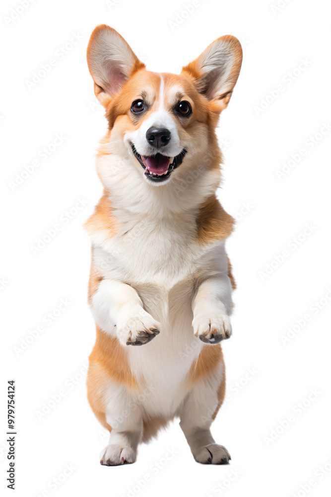 corgi puppy isolated on white background corgi puppy isolated on white background