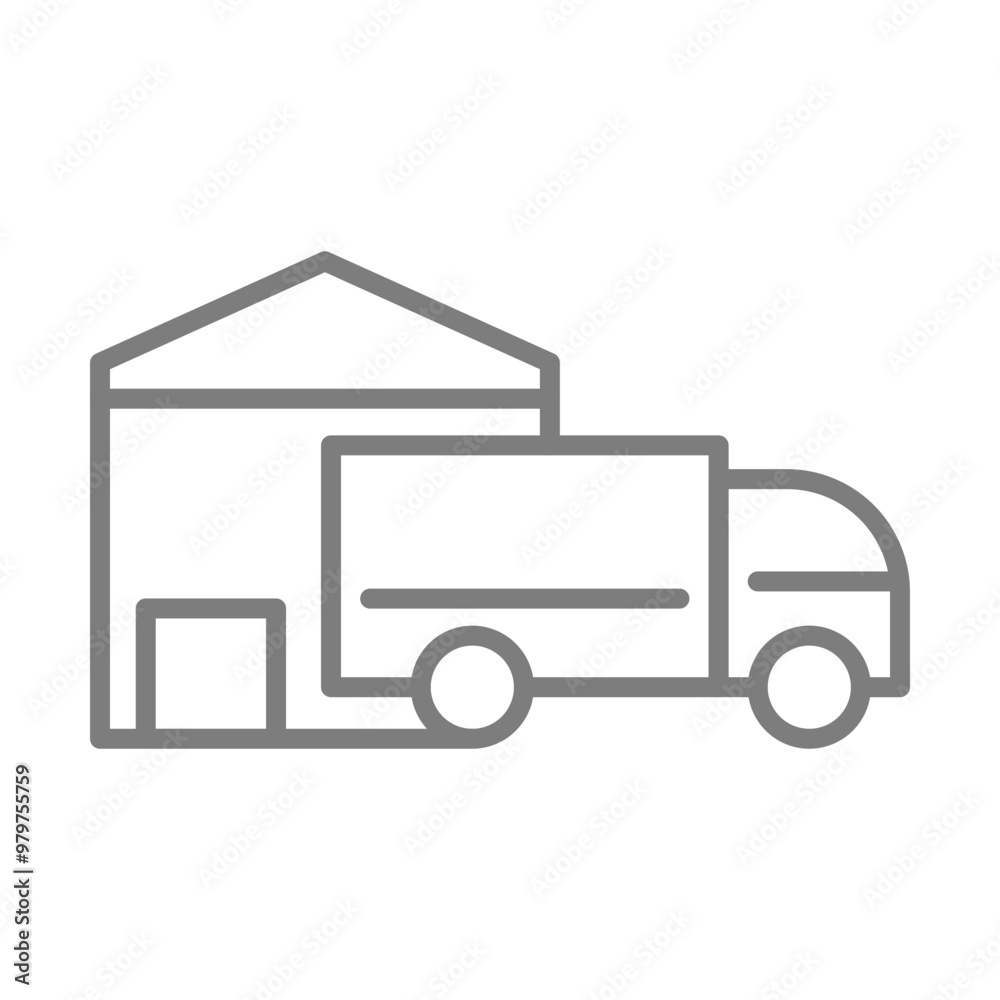 Warehouse Icon Deign Warehouse Icon Deign
