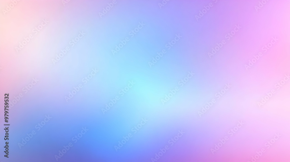 Fototapeta premium Abstract Gradient Background in Light Blue and Pink Hues, Blending Colors for Soft and Dreamy Effect