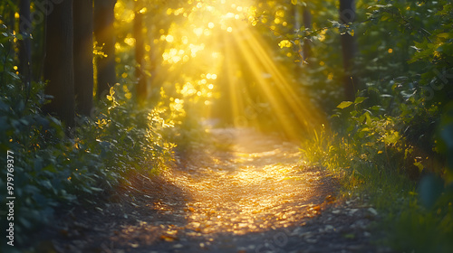 Inspiring Sunbeam Glade