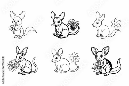 set of rabbits