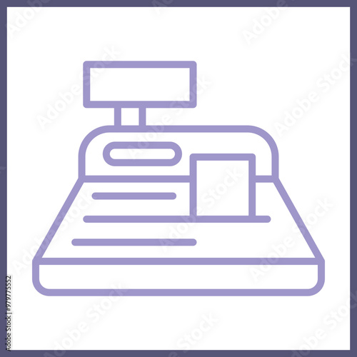 Cash Register Icon Deign