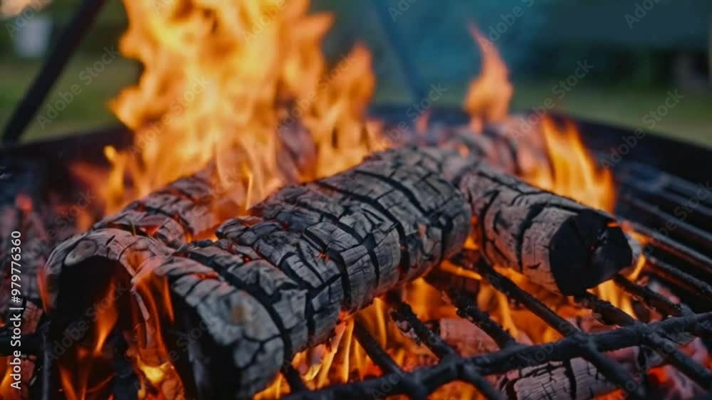 Fire preparation for BBQ by burning charcoal logs and then making a bonfire on the grill fire High quality HD 4K video clips fire, flame, burning, heat, bonfire, campfire, hot, burn, wood, coal, grill Fire preparation for BBQ by burning charcoal logs and then making a bonfire on the grill fire High quality HD 4K video clips fire, flame, burning, heat, bonfire, campfire, hot, burn, wood, coal, grill
