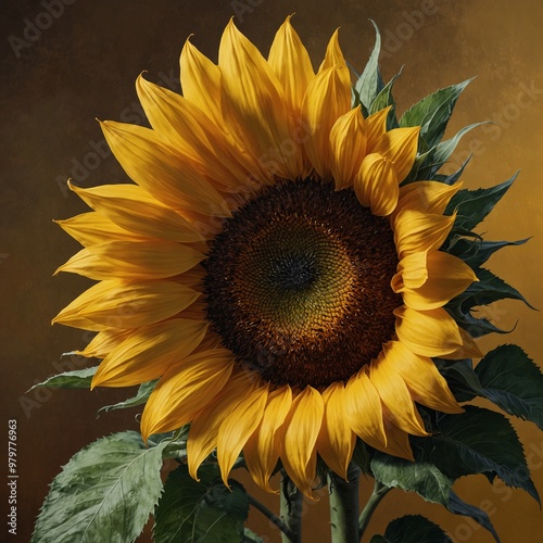 Obraz na płótnie sunflower w salonie