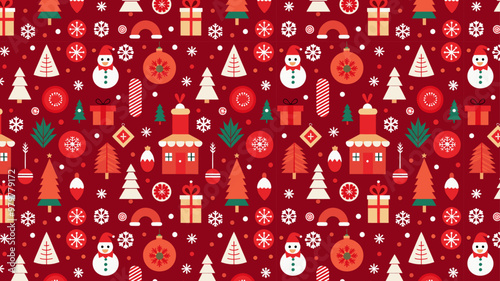 Christmas pattern background