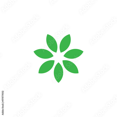 set of Green leaf icon vector design. Elements design for natural, eco, bio, vegan labels. Eco Tree Leaf Logo Template Vector illustration