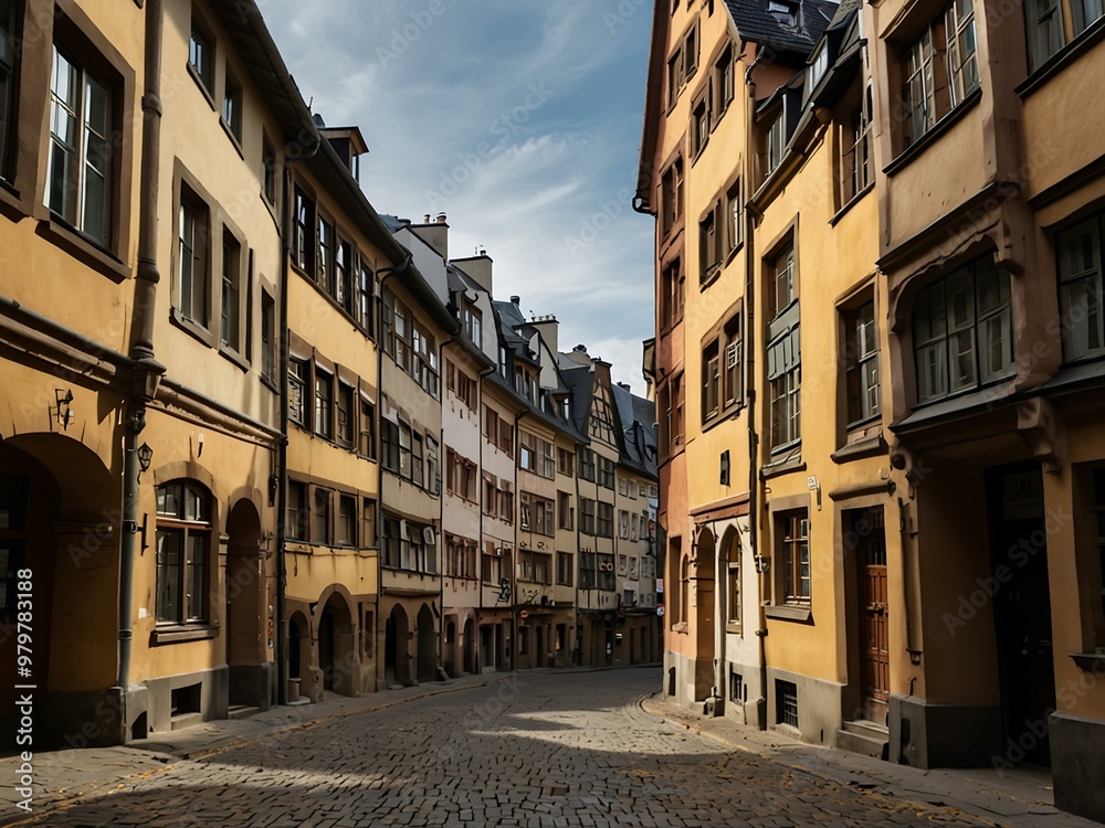 Old buildings in the Dom-Römer area, Frankfurt Old buildings in the Dom-Römer area, Frankfurt