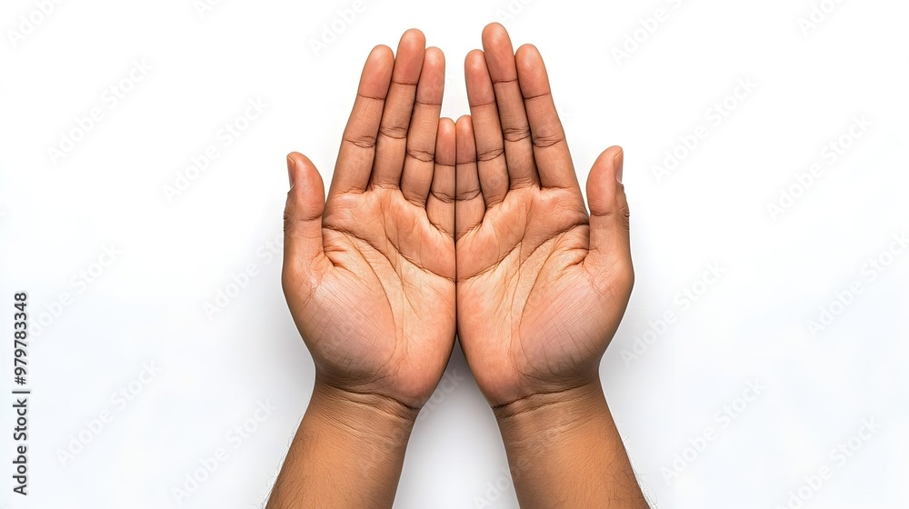 Open Hands Praying Gesture