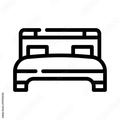 sleeping line icon