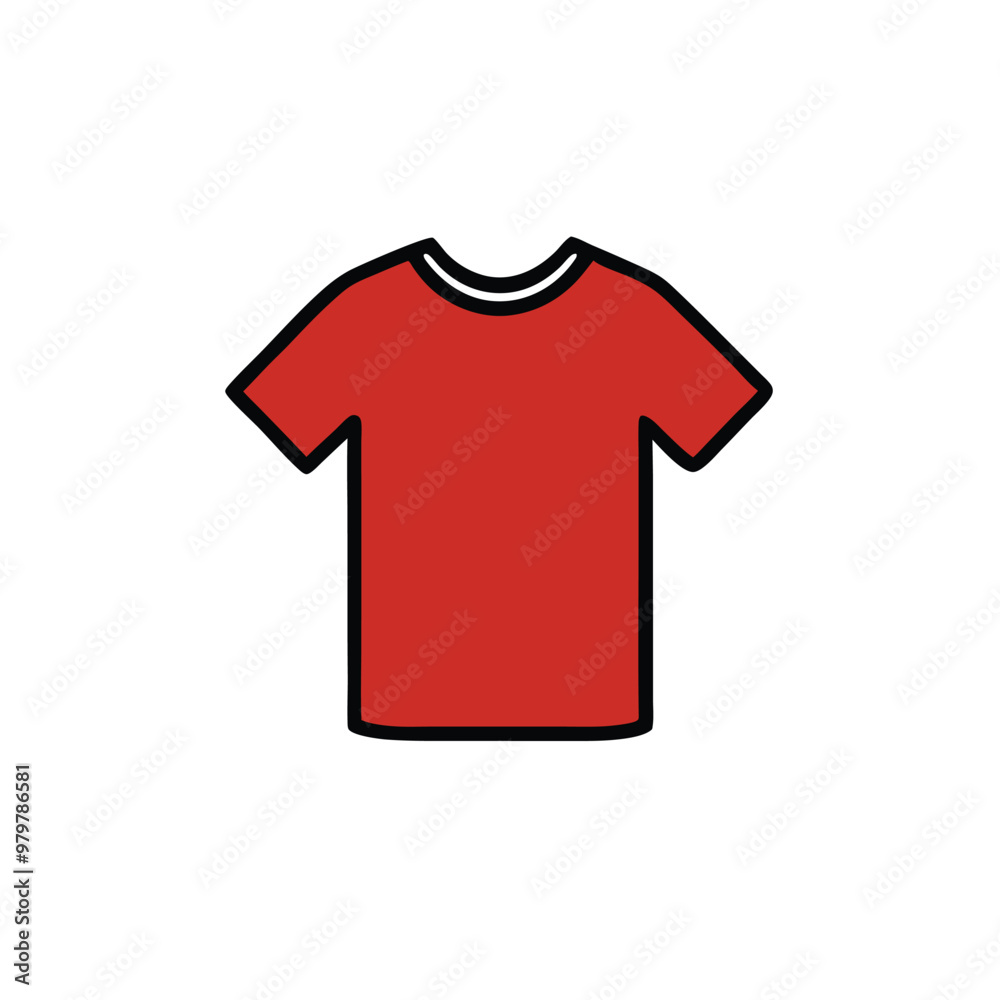 a Tshirt, vector silhouette, isolated on white background a Tshirt, vector silhouette, isolated on white background