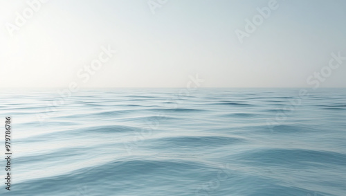 Wallpaper Mural Calm ocean sea, peaceful water, tranquil horizon, simple minimalistic background, meditative serene scene Torontodigital.ca