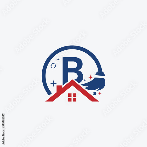 Home Cleaning Service And Letter B